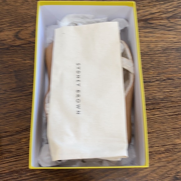 Sydney Brown Wedge Sandal Natural Fennel Size 40 - Picture 9 of 11